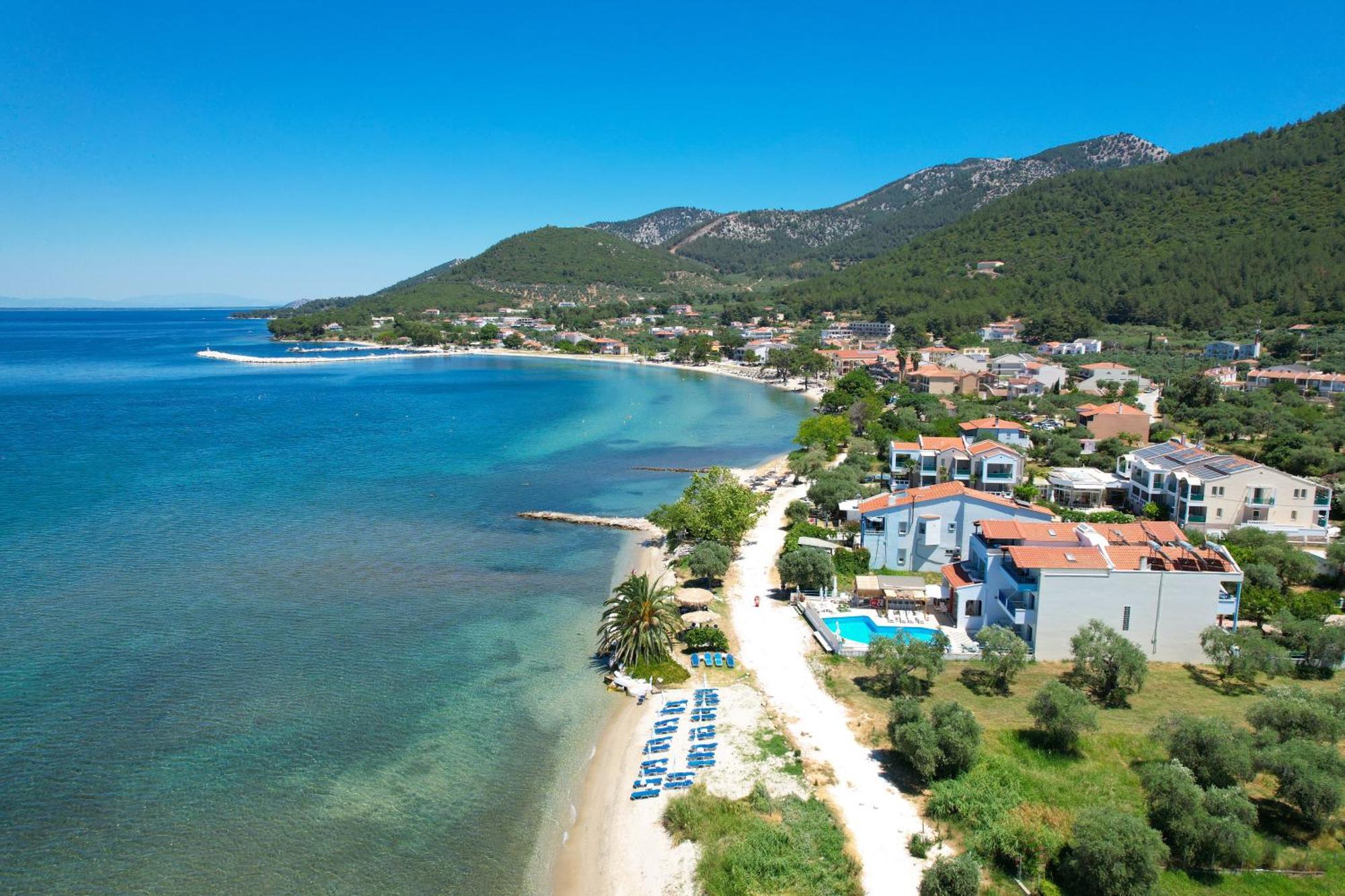 Golden Sunset Otel Skala Rachoni  Dış mekan fotoğraf