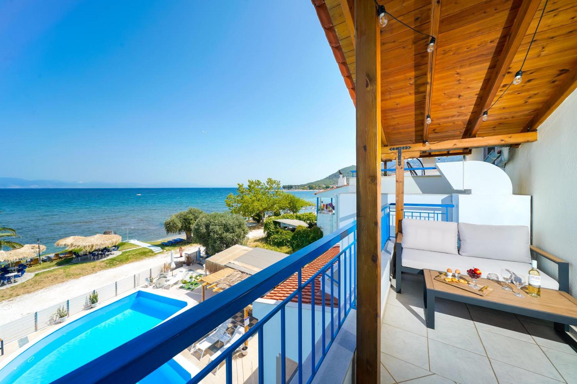 Golden Sunset Otel Skala Rachoni  Dış mekan fotoğraf