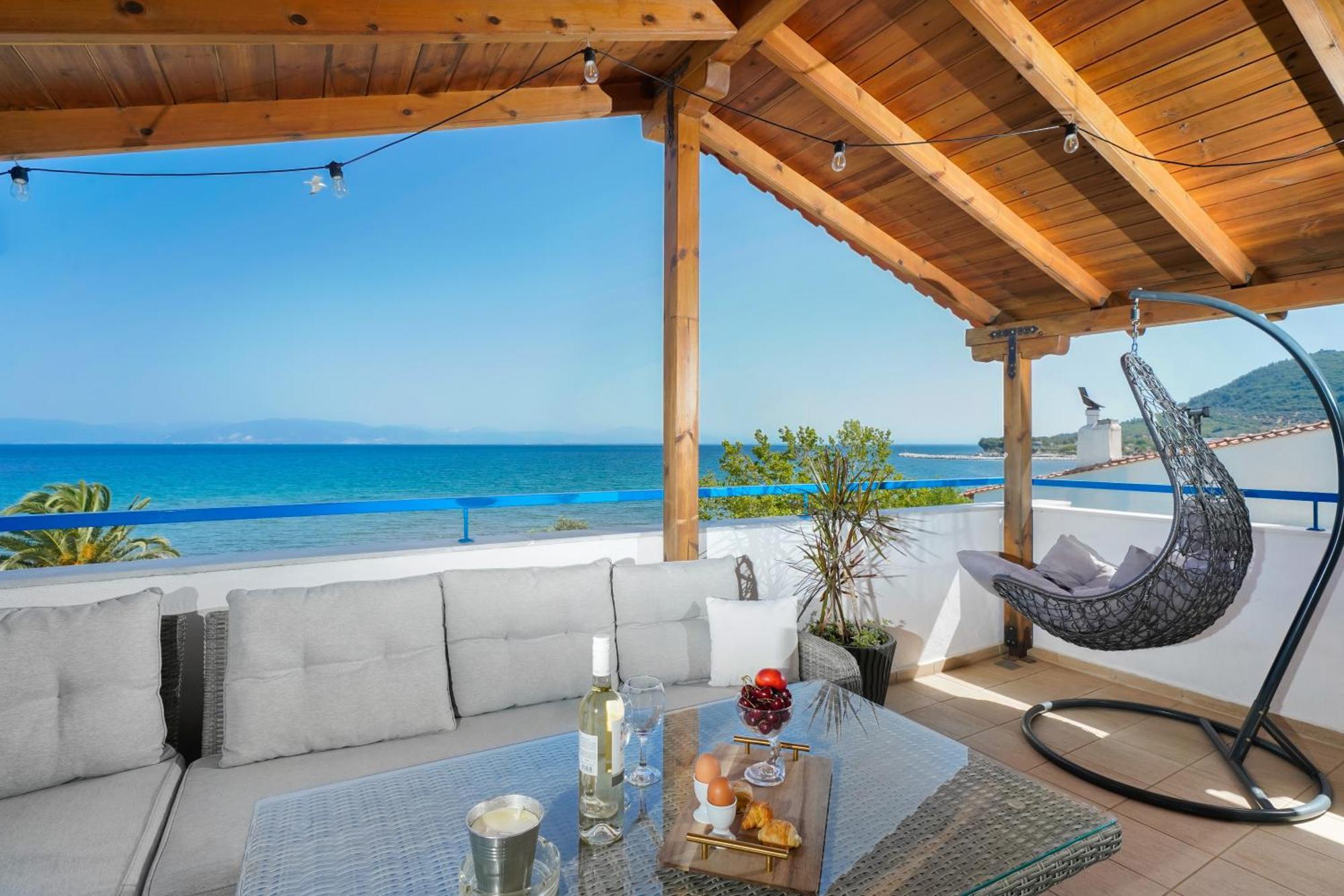 Golden Sunset Otel Skala Rachoni  Dış mekan fotoğraf